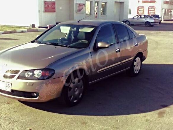 2006 Nissan Almera II (N16) Рестайлинг, бежевый - вид 3