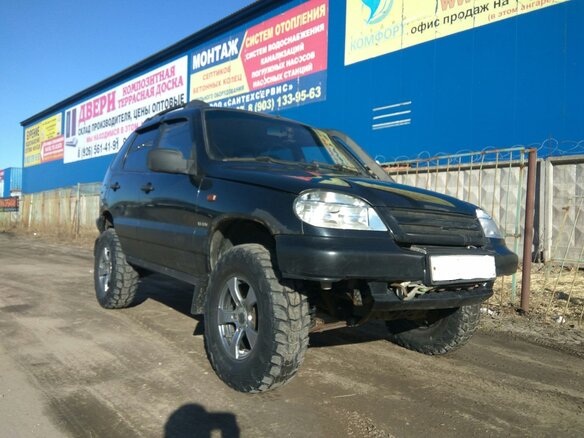 2007 Chevrolet Niva I, чёрный