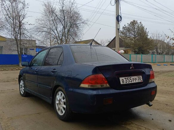 2006 Mitsubishi Lancer IX Рестайлинг, синий, 430000 рублей - вид 5