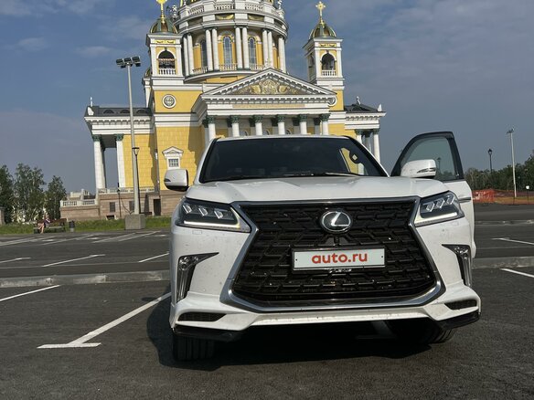 2019 Lexus LX 450d III Рестайлинг 2, белый, 8585585 рублей