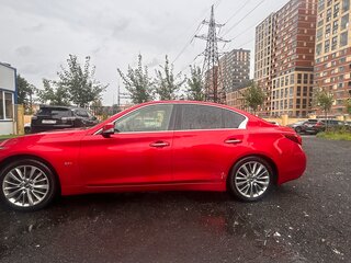 2017 Infiniti Q50 I Рестайлинг, красный, 2650000 рублей, вид 4