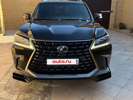 2018 Lexus LX 570 III Рестайлинг 2, чёрный, 7200000 рублей, вид 2