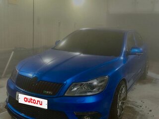 2011 Skoda Octavia RS II Рестайлинг, синий, 1450000 рублей, вид 1