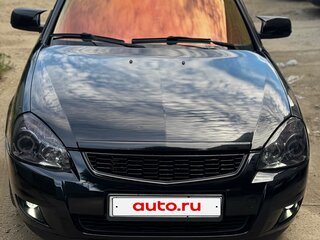 2008 Lada (ВАЗ) Priora I, чёрный, 350000 рублей, вид 2