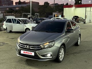 2017 Lada (ВАЗ) Vesta I, серый, 740000 рублей, вид 3