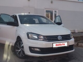 2019 Volkswagen Polo V Рестайлинг, белый, 950000 рублей, вид 2