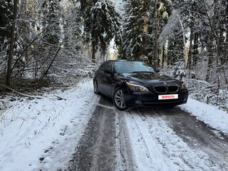 2008 BMW 5 серии 520i V (E60/E61) Рестайлинг, чёрный, 1150000 рублей, вид 5