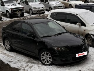 2007 Mazda 3 I (BK) Рестайлинг, чёрный, 660000 рублей, вид 1