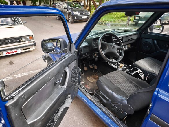 2007 Lada (ВАЗ) 2121 (4x4) I Рестайлинг, синий, 425000 рублей - вид 9
