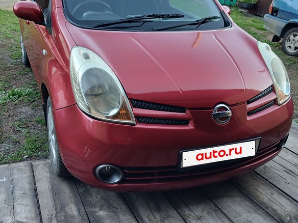 2007 Nissan Note I, красный, 505000 рублей - вид 3