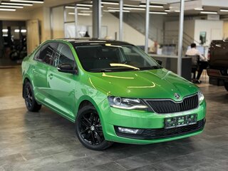 2017 Skoda Rapid I Рестайлинг, зелёный, 1330000 рублей, вид 3