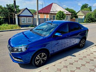 2021 Lada (ВАЗ) Vesta I, синий, 1300000 рублей, вид 1