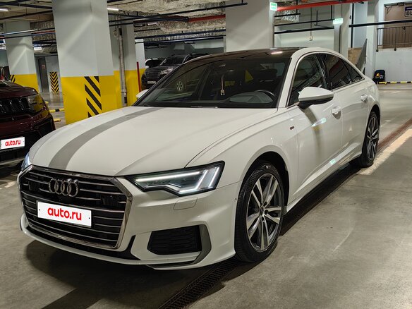 2021 Audi A6 45 TFSI V (C8), белый