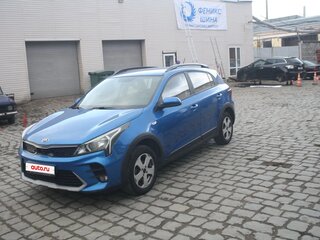2021 Kia Rio X IV Рестайлинг, синий, 1150000 рублей, вид 1