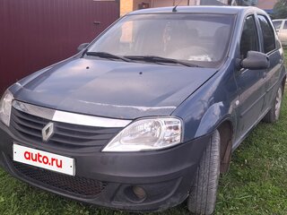 2011 Renault Logan I Рестайлинг, синий, 390000 рублей, вид 2
