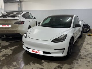2019 Tesla Model 3 Long Range I, белый, 3200000 рублей, вид 1