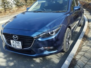 2017 Mazda Axela III Рестайлинг, синий, 1200000 рублей, вид 1