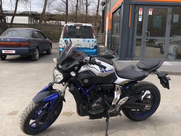2016 Yamaha MT-07 (FZ-07), серый, 730000 рублей - вид 1