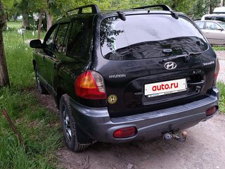 2001 Hyundai Santa Fe I, чёрный, 570000 рублей, вид 4