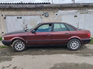 1989 Audi 80 IV (B3), пурпурный, 220000 рублей, вид 2