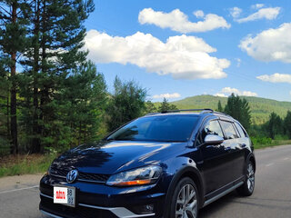 2016 Volkswagen Golf Alltrack VII, синий, 1700000 рублей, вид 3