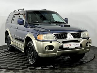 2008 Mitsubishi Pajero Sport I Рестайлинг, синий, 1335000 рублей, вид 4