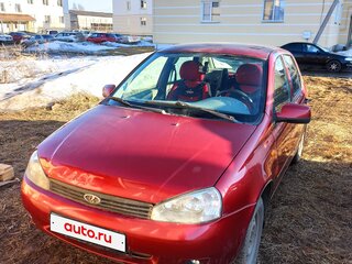 2010 Lada (ВАЗ) Kalina I, красный, 220000 рублей, вид 1