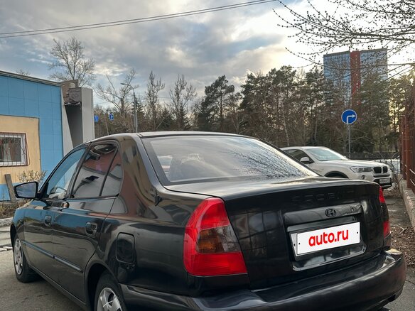 2004 Hyundai Accent ТагАЗ II, чёрный, 310000 рублей - вид 7