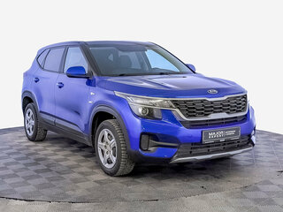 2021 Kia Seltos I, синий, 1820000 рублей, вид 3