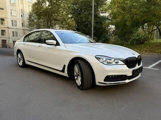 2016 BMW 7 серии Long 730Ld xDrive VI (G11/G12), белый, 4750000 рублей, вид 4