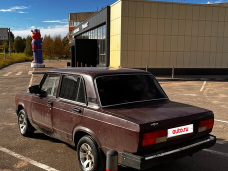2007 Lada (ВАЗ) 2107, пурпурный, 140000 рублей, вид 2