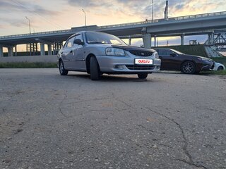 2008 Hyundai Accent ТагАЗ II, серебристый, 300000 рублей, вид 2