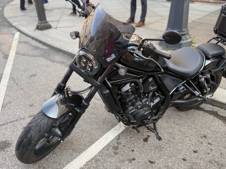 2022 Honda CMX 1100 Rebel, чёрный, 899000 рублей, вид 2