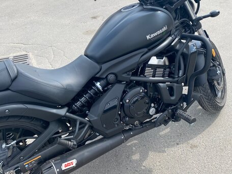 2019 Kawasaki EN650 Vulcan S, чёрный, 850000 рублей, вид 2