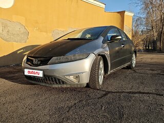 2007 Honda Civic VIII, чёрный, 345000 рублей, вид 1