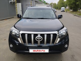2017 Toyota Land Cruiser Prado 150 Series Рестайлинг 1, чёрный, 4350000 рублей, вид 2