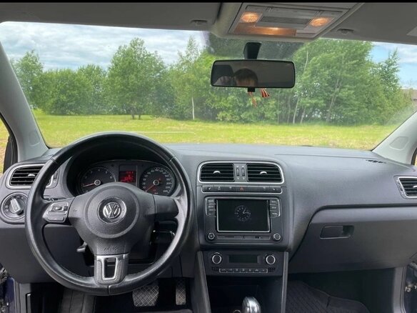 2012 Volkswagen Polo V, синий, 800000 рублей - вид 5