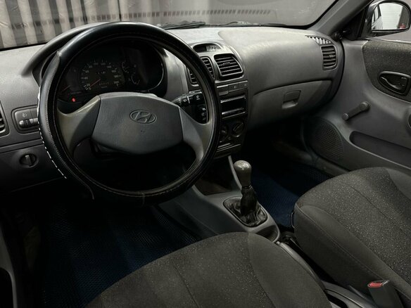 2008 Hyundai Accent ТагАЗ II, чёрный, 199999 рублей - вид 7