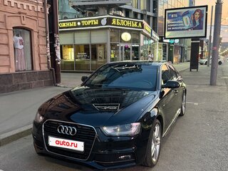 2014 Audi A4 IV (B8) Рестайлинг, чёрный, 1810000 рублей, вид 2