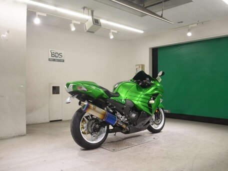2013 Kawasaki ZX-14R, зелёный, 946000 рублей, вид 5