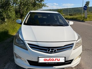 2016 Hyundai Solaris I Рестайлинг, белый, 580000 рублей, вид 1