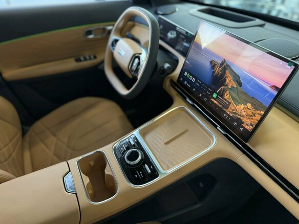 2026 Geely EX5 Гибрид EM-i, синий - вид 8