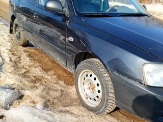 2006 Hyundai Accent ТагАЗ II, чёрный, 280000 рублей, вид 3