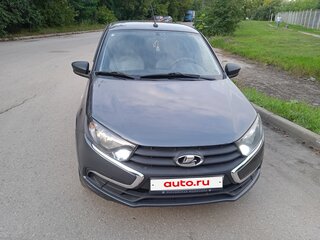 2018 Lada (ВАЗ) Granta I Рестайлинг, серый, 590000 рублей, вид 2