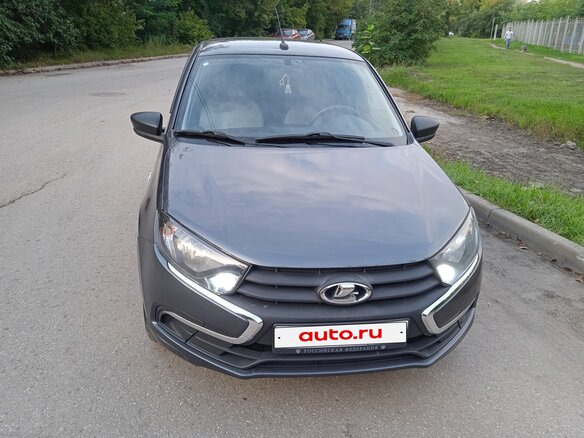 2018 Lada (ВАЗ) Granta I Рестайлинг, серый, 590000 рублей - вид 1