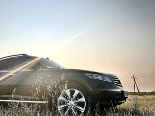 2007 Infiniti FX35 I (S50) Рестайлинг, чёрный, 1100000 рублей, вид 2