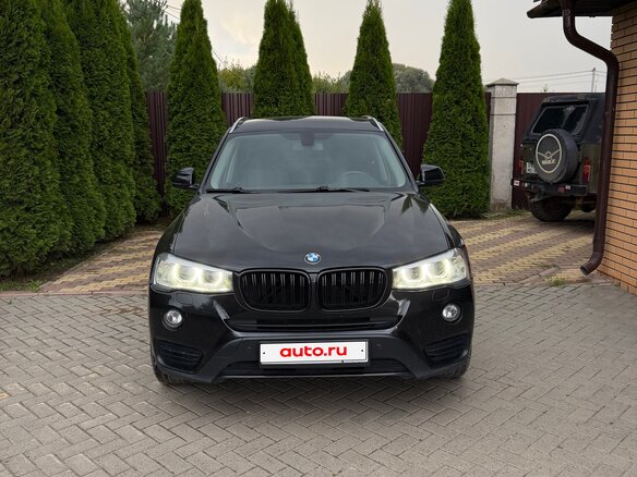 2015 BMW X3 20d xDrive II (F25) Рестайлинг, чёрный - вид 2