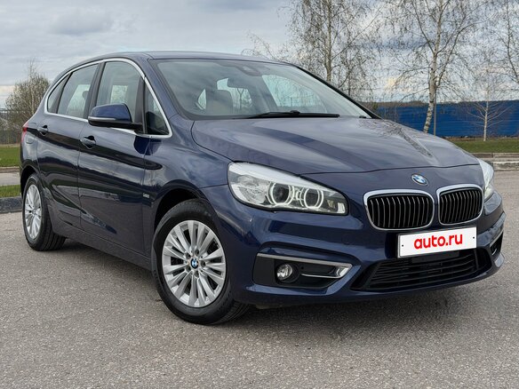 2017 BMW 2 серии Active Tourer 218i F45, синий, 1310000 рублей - вид 2