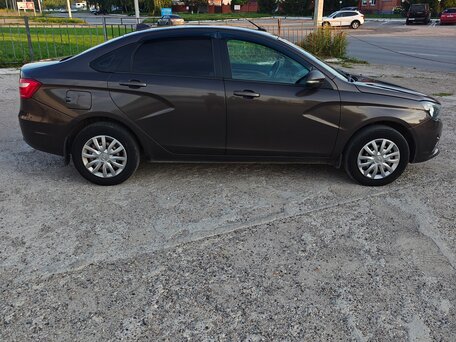 2016 Lada (ВАЗ) Vesta I, коричневый, 520000 рублей, вид 4