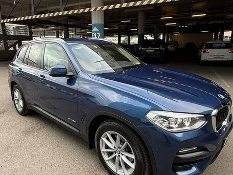 2018 BMW X3 20i xDrive III (G01), синий, 3500000 рублей, вид 1